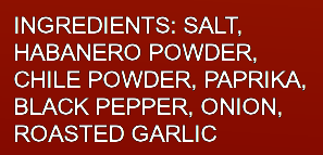 Habanero Seasoning & Rub